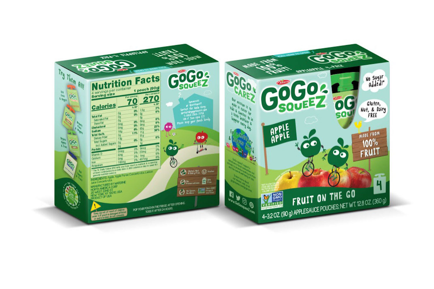 GoGo squeeZ x4 Conventional Flavors