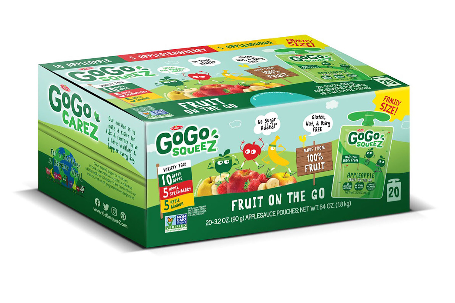 GoGo squeeZ x20 Conventional Flavors