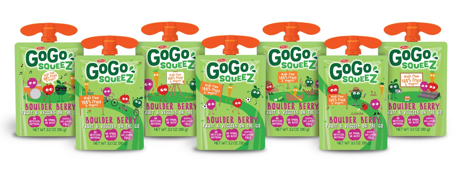 GoGo squeeZ Fruit & VeggieZ Flavor Pouches